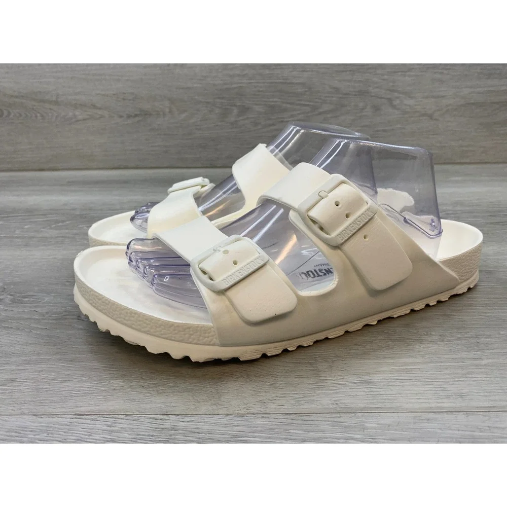 Birkenstock Women's Sandals Arizona Essentials White 11 Casual Comfort Shoes